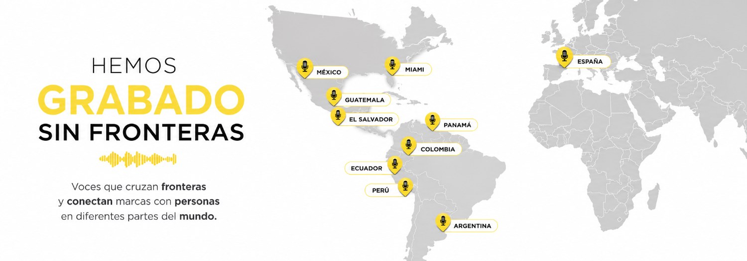 Mapa banco de voces LATAM